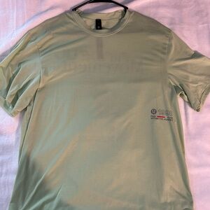 lululemon athletica Light Sage Green Short Sleeve Tee